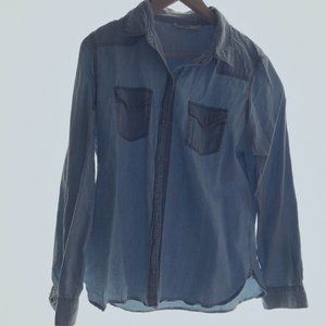 Zara Basics - Jean Button Down